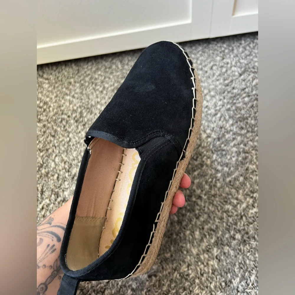 Sam Edelman‎ Women’s Carrin Platform Black Espadrilles Shoes Size 8